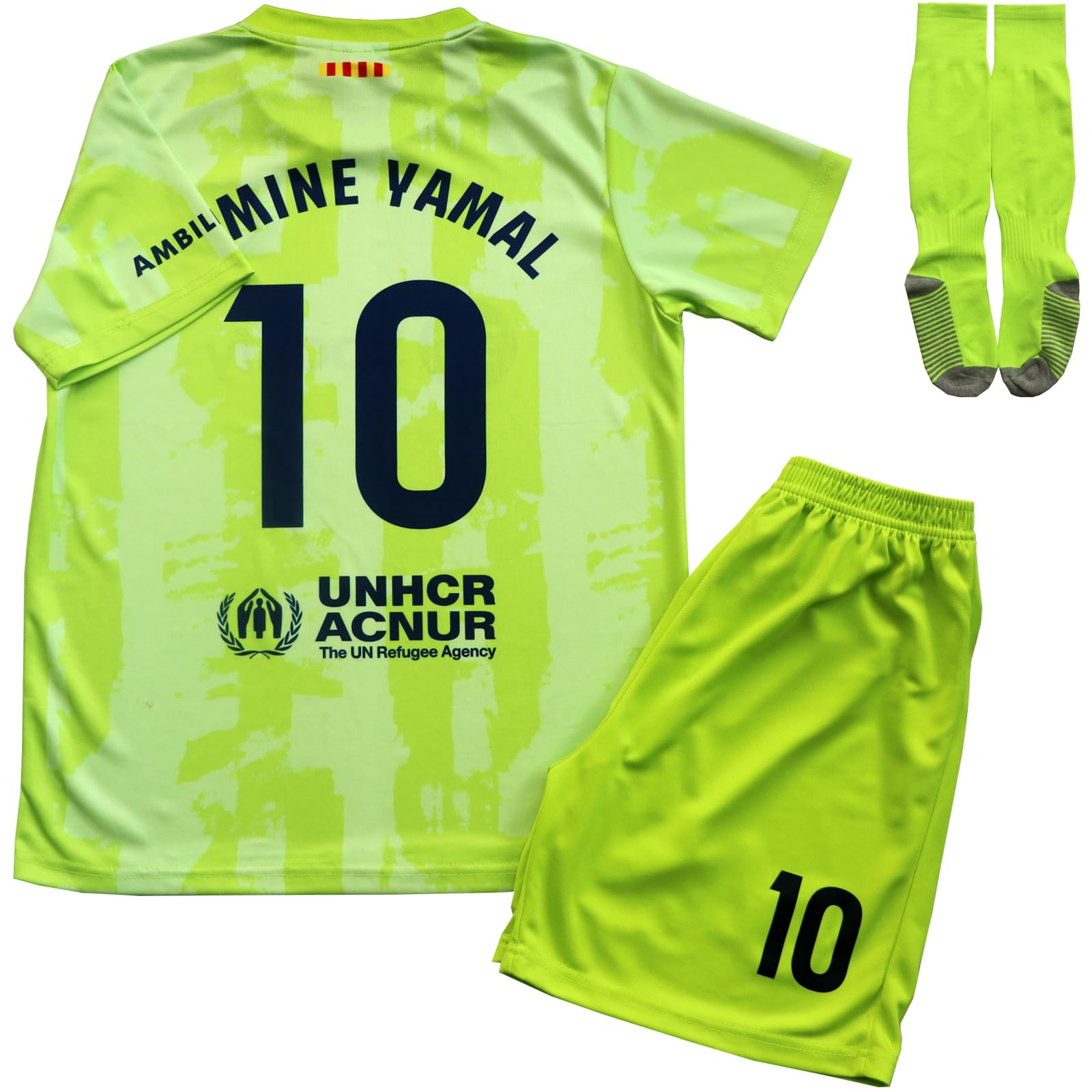 Amazon.com : CEKFAX 2024/2025 Third #10 Football Soccer Kids